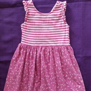Gymboree Pink Striped and Patterned Dress